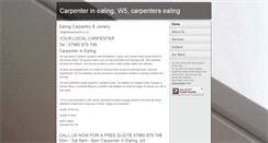 Desktop Screenshot of ealingcarpentry.co.uk