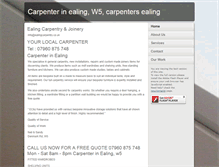 Tablet Screenshot of ealingcarpentry.co.uk